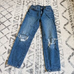 Forever 21 Boyfriend Fit Distressed Jeans